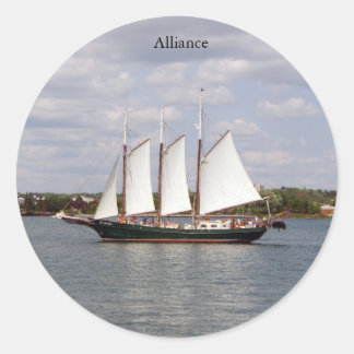 Alliansdekal Runt Klistermärke