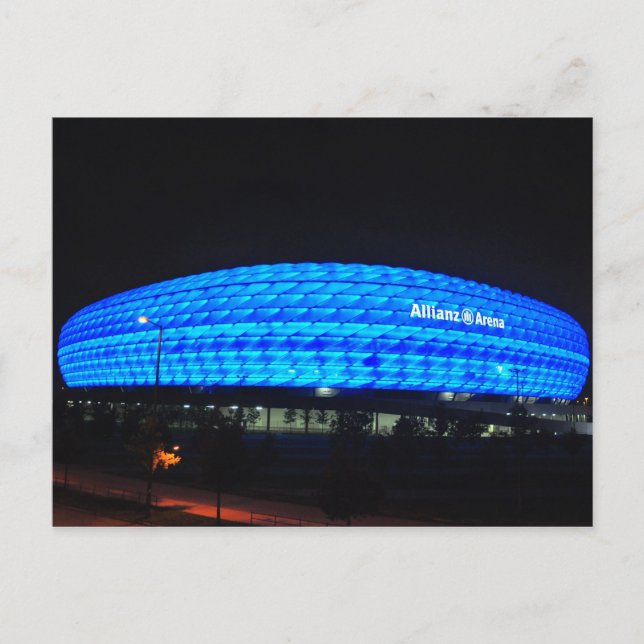 Allianz Arena på natten, München Vykort (Framsida)