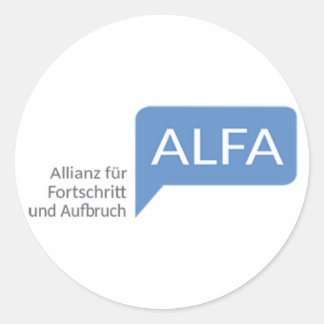 Allianz päls Fortschritt und Aufbruch Runt Klistermärke