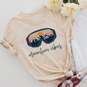 ALLIE Ski Snowboarding Mountain Vibes Bachelorette T Shirt