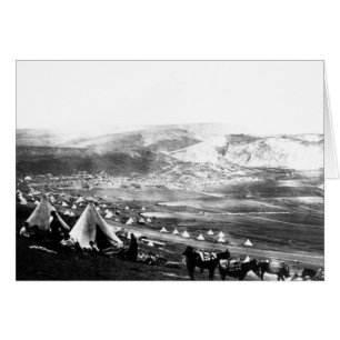 Allied Encampment, Krim, 1855 Hälsningskort