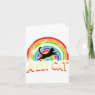 Allierad katt Lgbt Pride Katt Kort