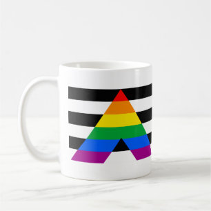 Allierad Pride Flagga Kaffemugg
