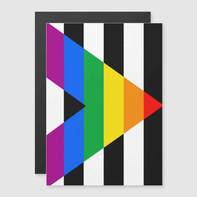 Allierad Pride Flagga Magnetisk Inbjudningskort (Fram/baksida)
