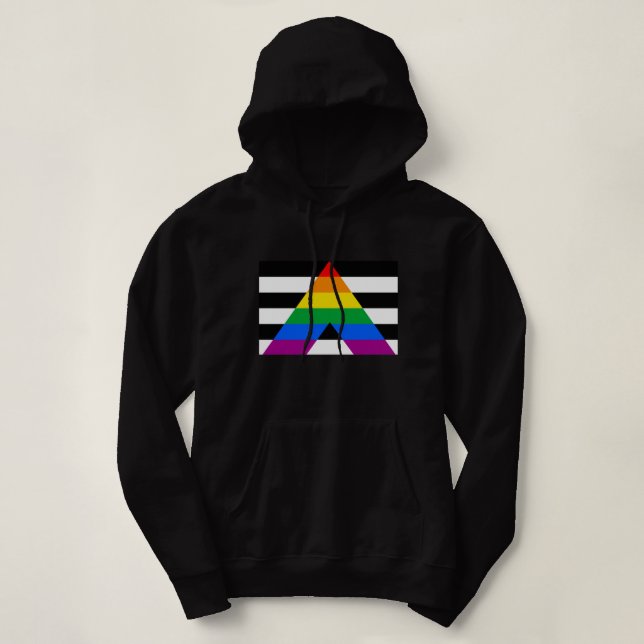 Allierad Pride Flagga T Shirt (Design framsida)