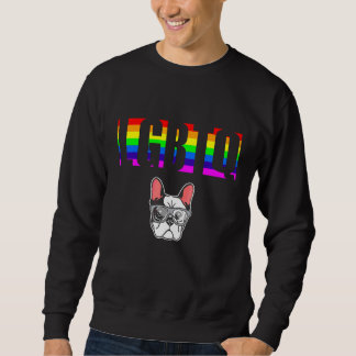 Allierad Pride HBTQ Jämlikhet Regnbåge Lesbisk Gay Lång Ärmad Tröja