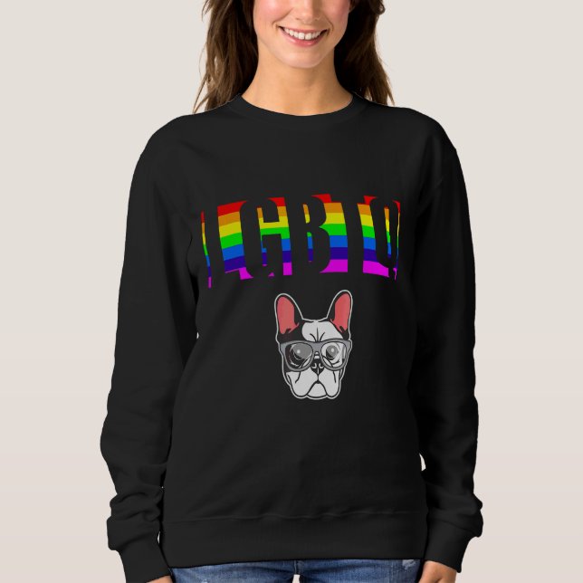 Allierad Pride HBTQ Jämlikhet Regnbåge Lesbisk Gay T Shirt (Framsida)