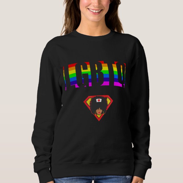 Allierad Pride HBTQ Jämlikhet Regnbåge Lesbisk Gay T Shirt (Framsida)