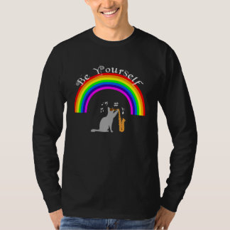 Allierad Pride HBTQ Jämlikhet Regnbåge Lesbisk Gay T Shirt