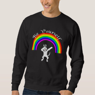 Allierad Pride HBTQ Likhet Regnbåge Lesbisk Gay Tr Lång Ärmad Tröja