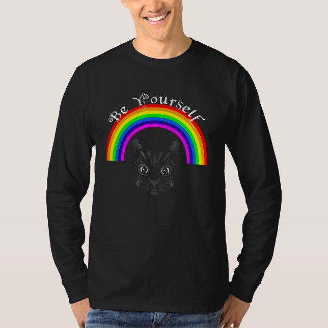 Allierad Pride HBTQ Likhet Regnbåge Lesbisk Gay Tr T Shirt (Framsida)