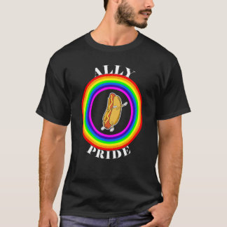 Allierad Pride HBTQ Likhet Regnbåge Lesbisk Gay Tr T Shirt