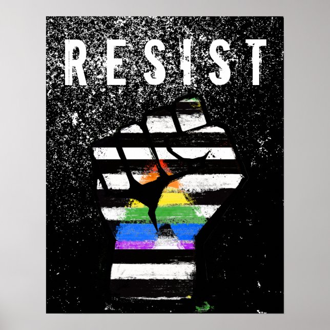 Allierad Pride Näve Poster (Framsidan)