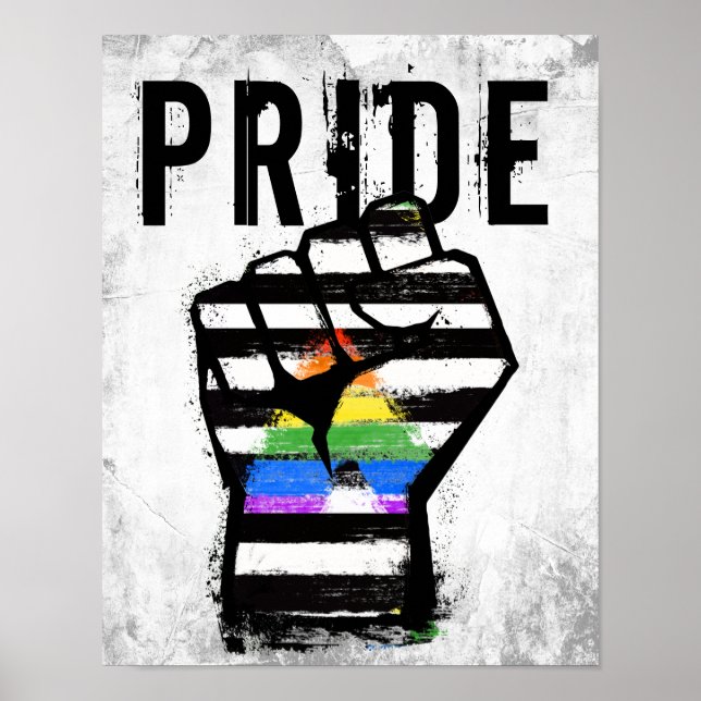 Allierad Pride Näve Poster (Framsidan)