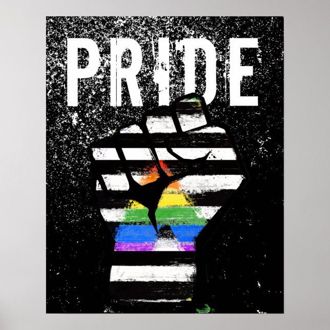Allierad Pride Näve Poster (Framsidan)