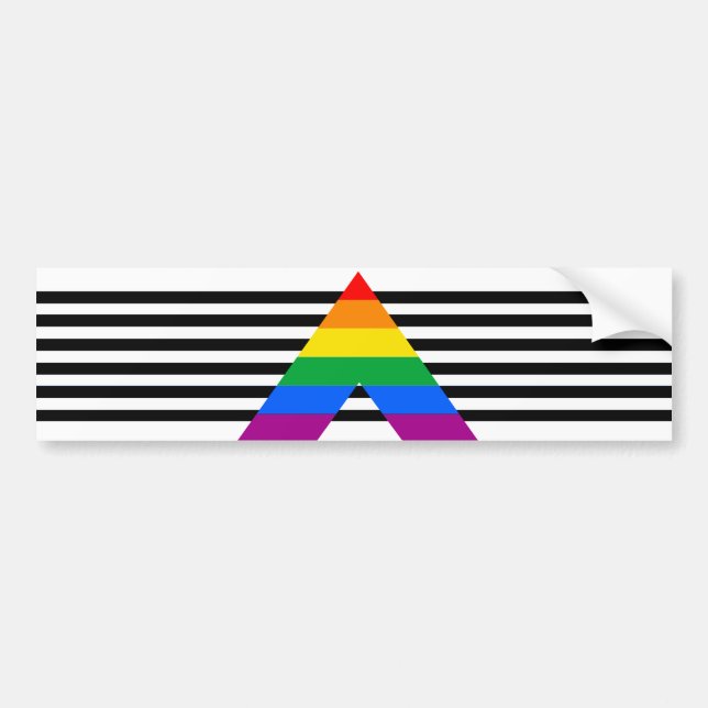 Allierad Pride T-Shirt Bildekal (Framsidan)