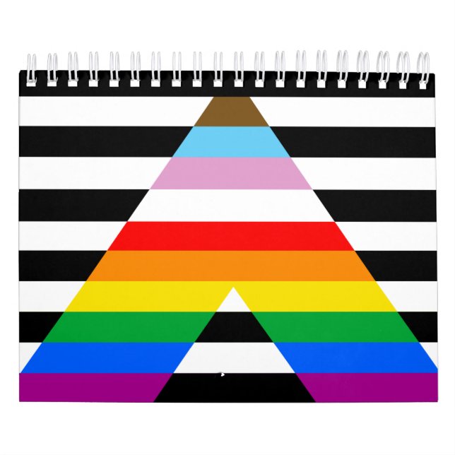 Allierad Progress Pride Flagga Kalender (Omslag)