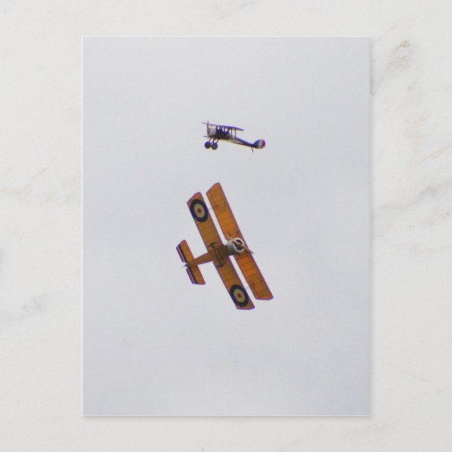 Allierade kämpar för Världskrig 1 Vykort (Framsida)