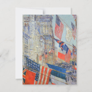 Allies Day, maj 1917 by Childe Hassam, Vintage Art
