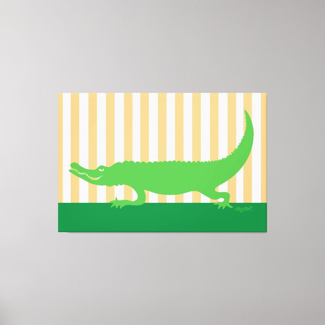 Alligator 40x60 Canvas Art (Framsida)