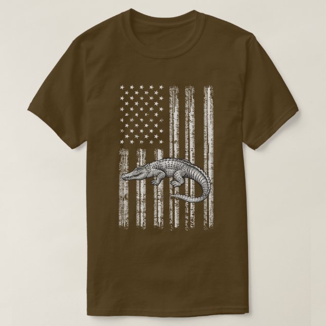 Alligator 4:e juli USA T Shirt (Design framsida)