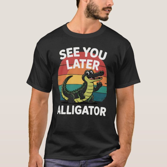 Alligator Älskare T Shirt (Framsida)
