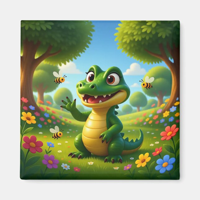 Alligator Andy – Kids Art Magnet - Hello Bees (Framsidan)