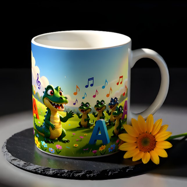 Alligator Andy Mug – Travel Diary & Alphabet Kaffemugg (Skapare uppladdad)