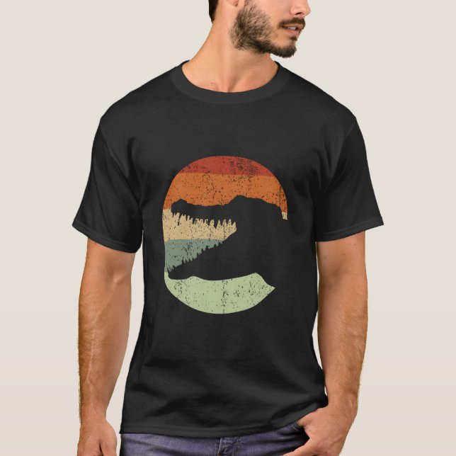 Alligator Animal Crocodile Reptile Crocodile T Shirt (Framsida)