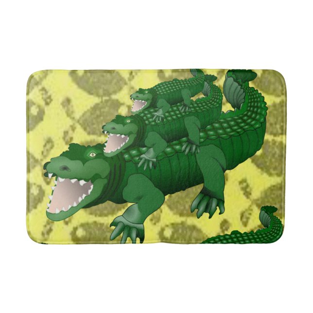 Alligator Bathroom Bathmat Badrumsmatta (Framsidan)