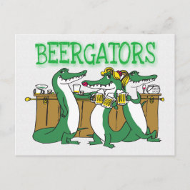 Alligator Beer Pub Vykort