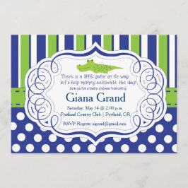 ALLIGATOR BOY BABY SHOWER-INBJUDAN INBJUDNINGAR