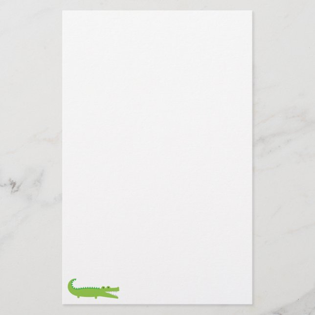 Alligator Brevpapper (Framsida)