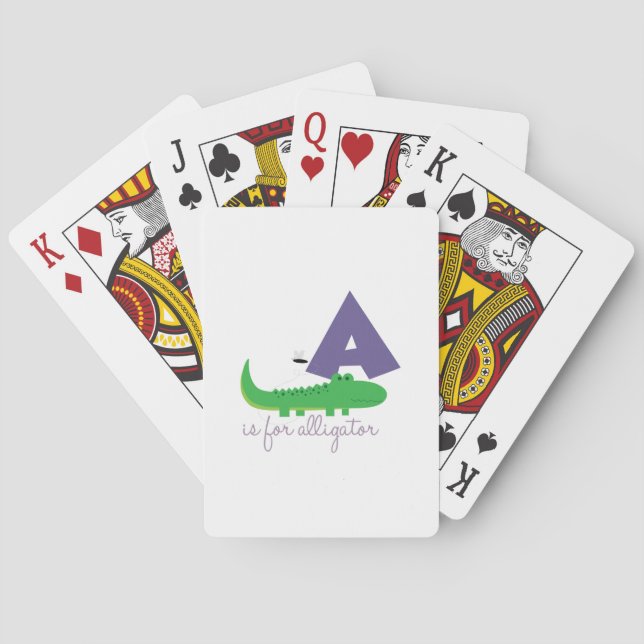 Alligator Casinokort (Baksidan)