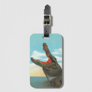 Alligator Chomp Luggage Tag Bagagebricka