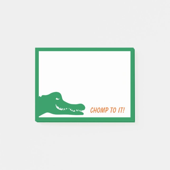 Alligator Chomp! Post-it Block (Framsida)