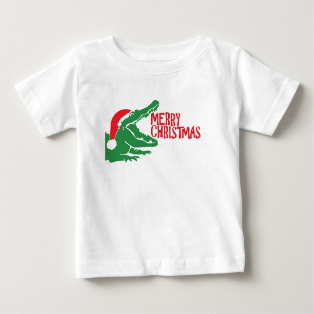 Alligator christmas T-shirt (Framsida)