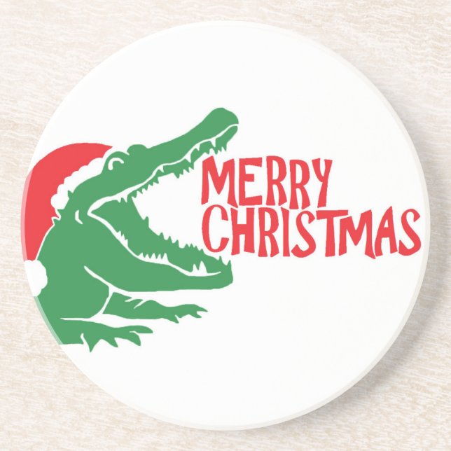 Alligator christmas underlägg (Framsidan)
