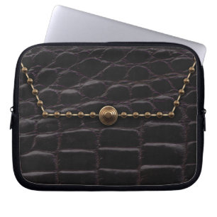 Alligator Clutch Bag Laptop Fodral