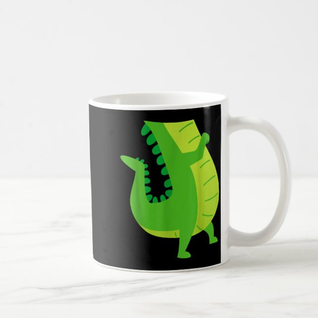 Alligator Costume - Gator Crocodile Zoo Animal Lov Kaffemugg (Höger)