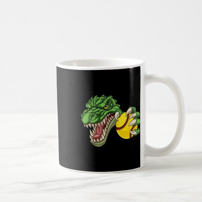 Alligator Crocodile Dinosaur Softll Character  Kaffemugg (Höger)