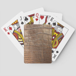 Alligator Crocodile Vild Exotic Animal print Casinokort