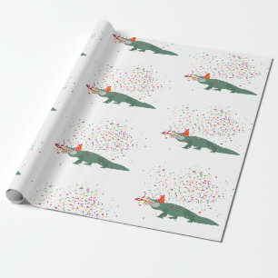 Alligator Crokodile - Djur med Party Presentpapper
