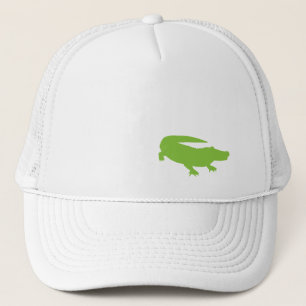 Alligator Crokodile Grönt Preppy Roligt Vuxen Keps