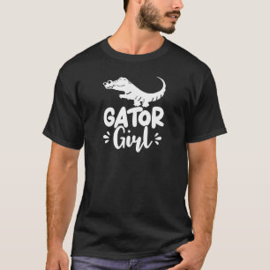 Alligator Crokodile Kids Gator Girl T Shirt