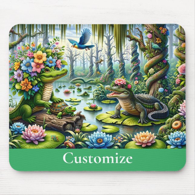 Alligator Fantasy Swamp Thunder_Cove Musmatta (Framsidan)