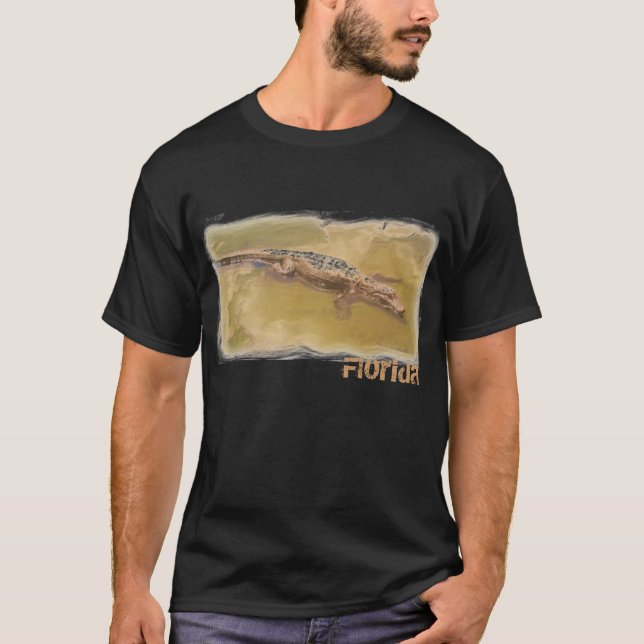 Alligator Florida killskjorta T-shirt (Framsida)