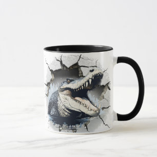 alligator från en vägg mugg
