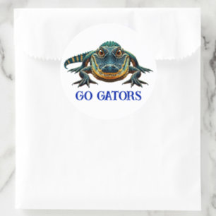 Alligator - Gå Gators Runt Klistermärke