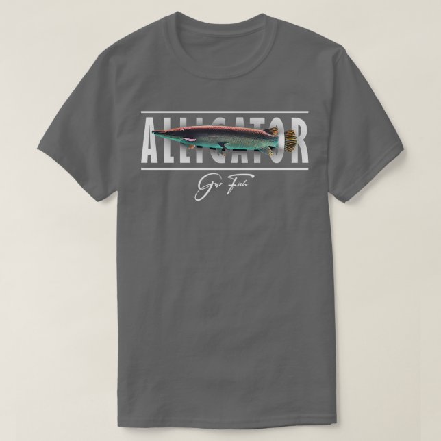 Alligator Gar Monster Fish Keeper T Shirt (Design framsida)